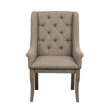 Cargar imagen en el visor de la galería, Vermillion Arm Chair in Gray (Set of 2)