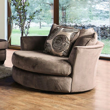 Load image into Gallery viewer, Bonaventura Brown Swivel Chair