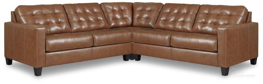 ASH11102 - 3 Piece Leather Sectional