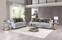 Cargar imagen en el visor de la galería, SKYLINE Sofa, Light Gray/Brown