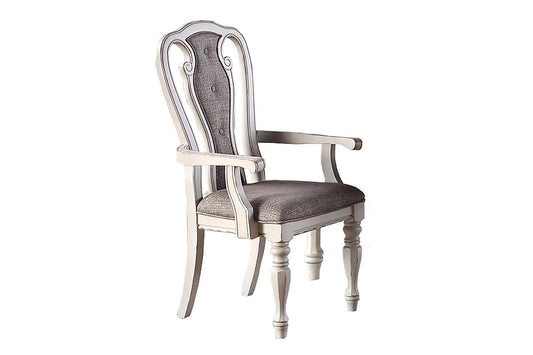 Sfvnco Arm Chair in Antique White