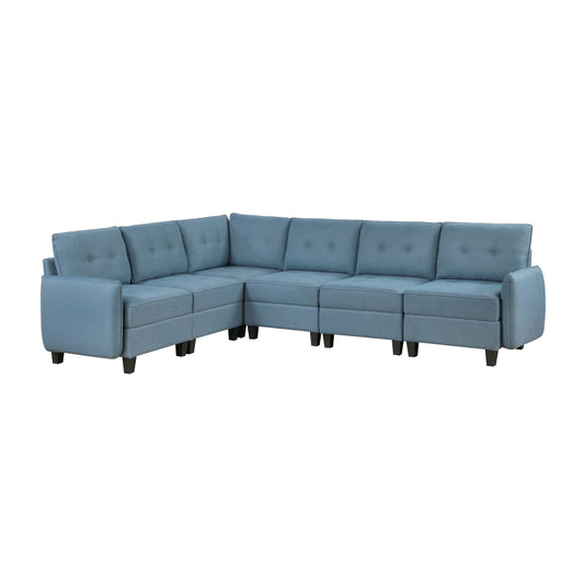Garren-(6)6-Piece Sectional with Storage image