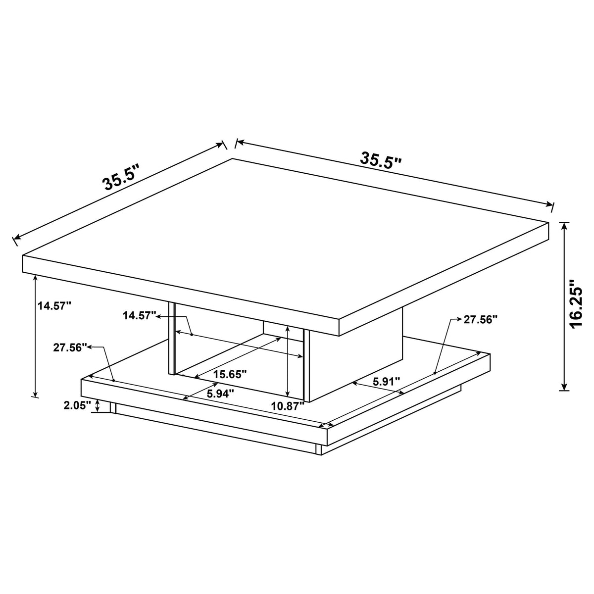Reston Coffee Table Set