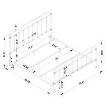 Load image into Gallery viewer, Livingston Metal Open Frame Bed