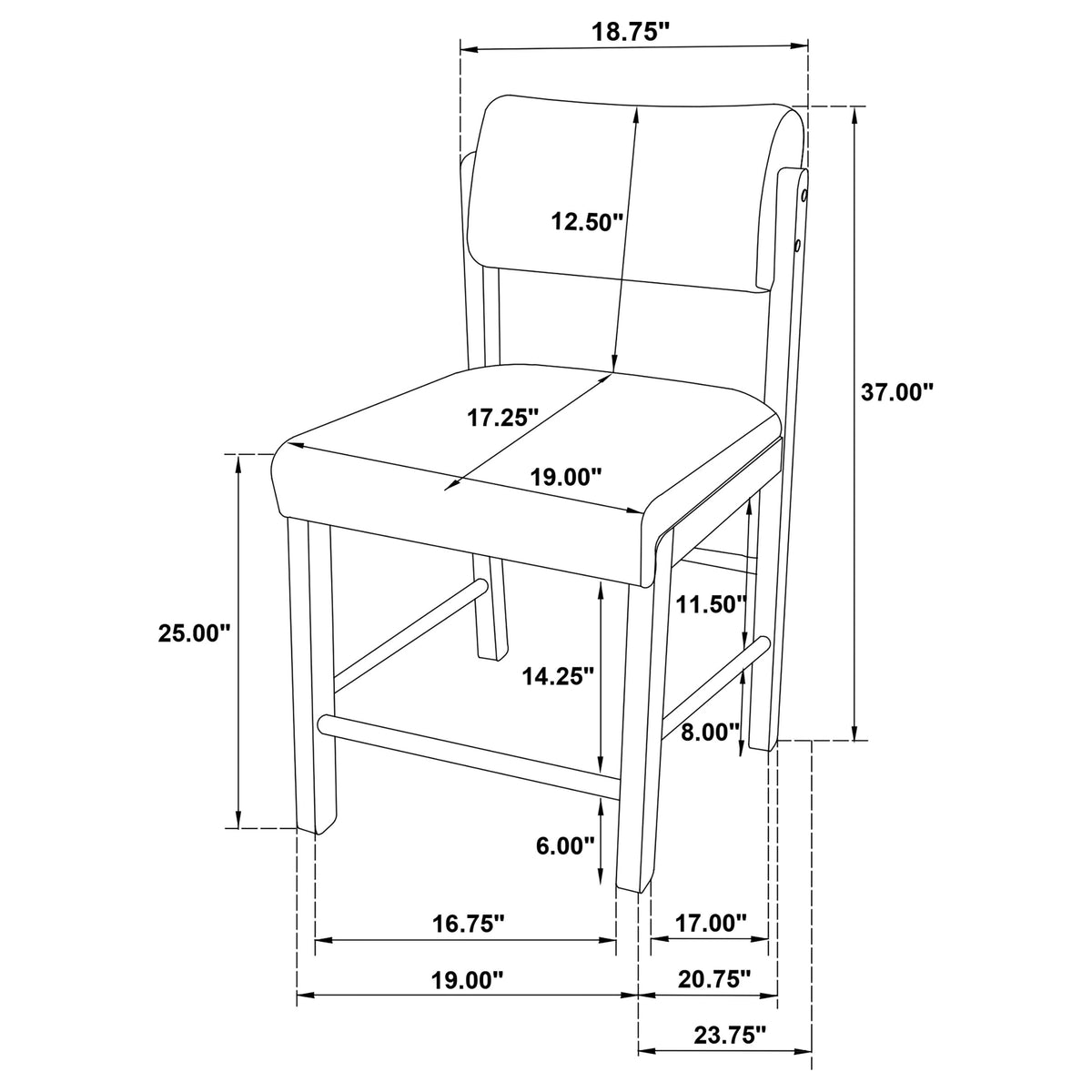 Hamlyn Counter Height Dining Set B