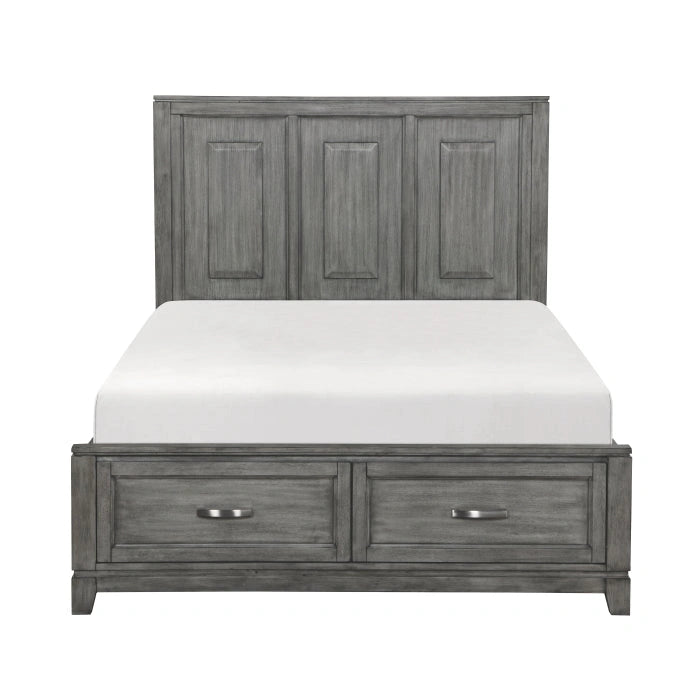 Garretson (3) Queen Platform Bed with Footboard Storage