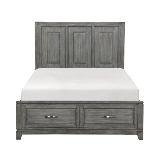 Garretson (3) Queen Platform Bed with Footboard Storage
