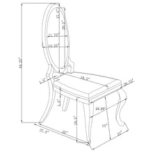 Cargar imagen en el visor de la galería, Antoine 7 Pc Dining Set (Table and 6 Chair)