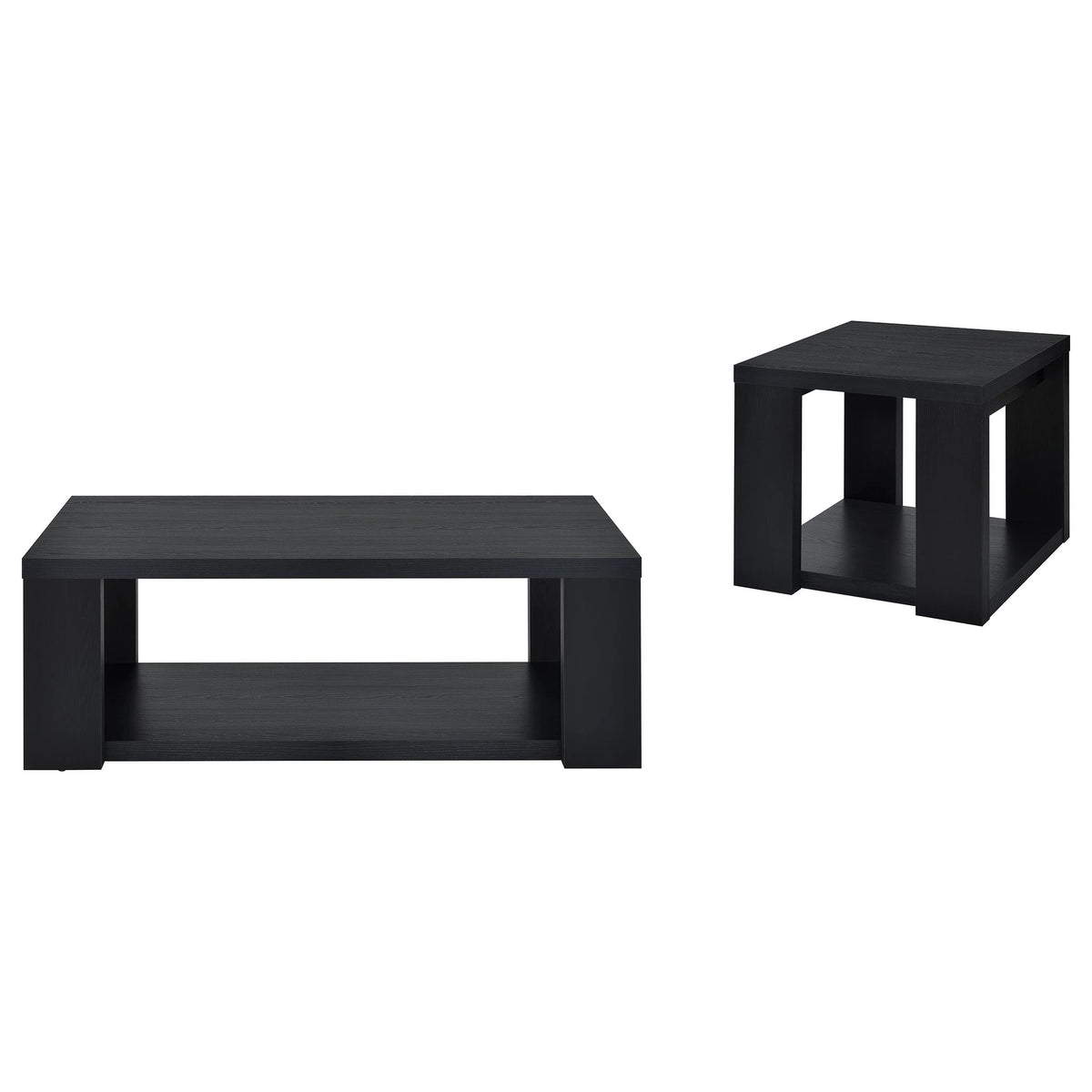 Pavone Open-Shelf Coffee and End Table Set