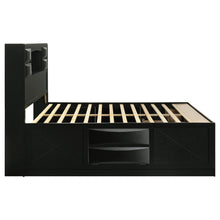 Load image into Gallery viewer, Briana Bookcase Platform Storage Bed