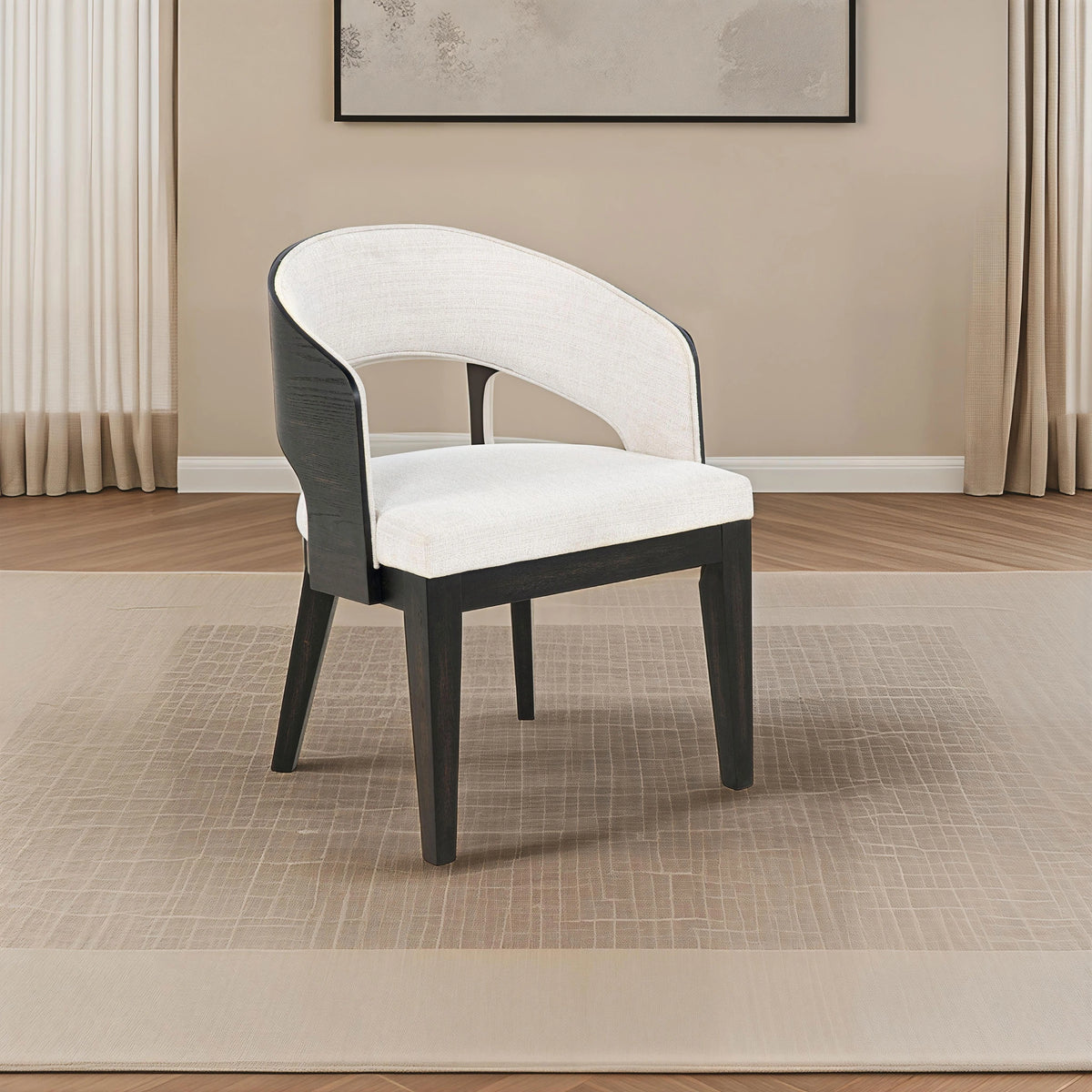 Leandro Dining Arm Chair of 2