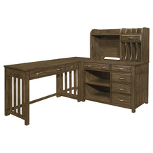 Load image into Gallery viewer, Blanche-4pc Corner Desk (Desk+Corner+Credenza+Hutch) image