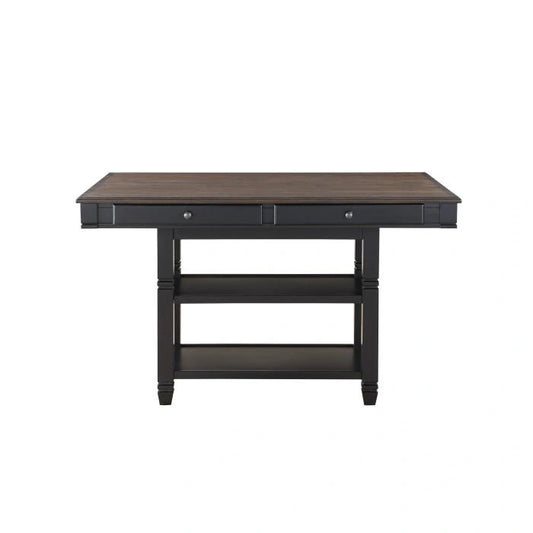 Baywater Counter Height Table in Natural and Black 5705BK-36