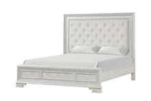 Cargar imagen en el visor de la galería, Stella Mia E.King &amp; Queen Bed White &amp; White