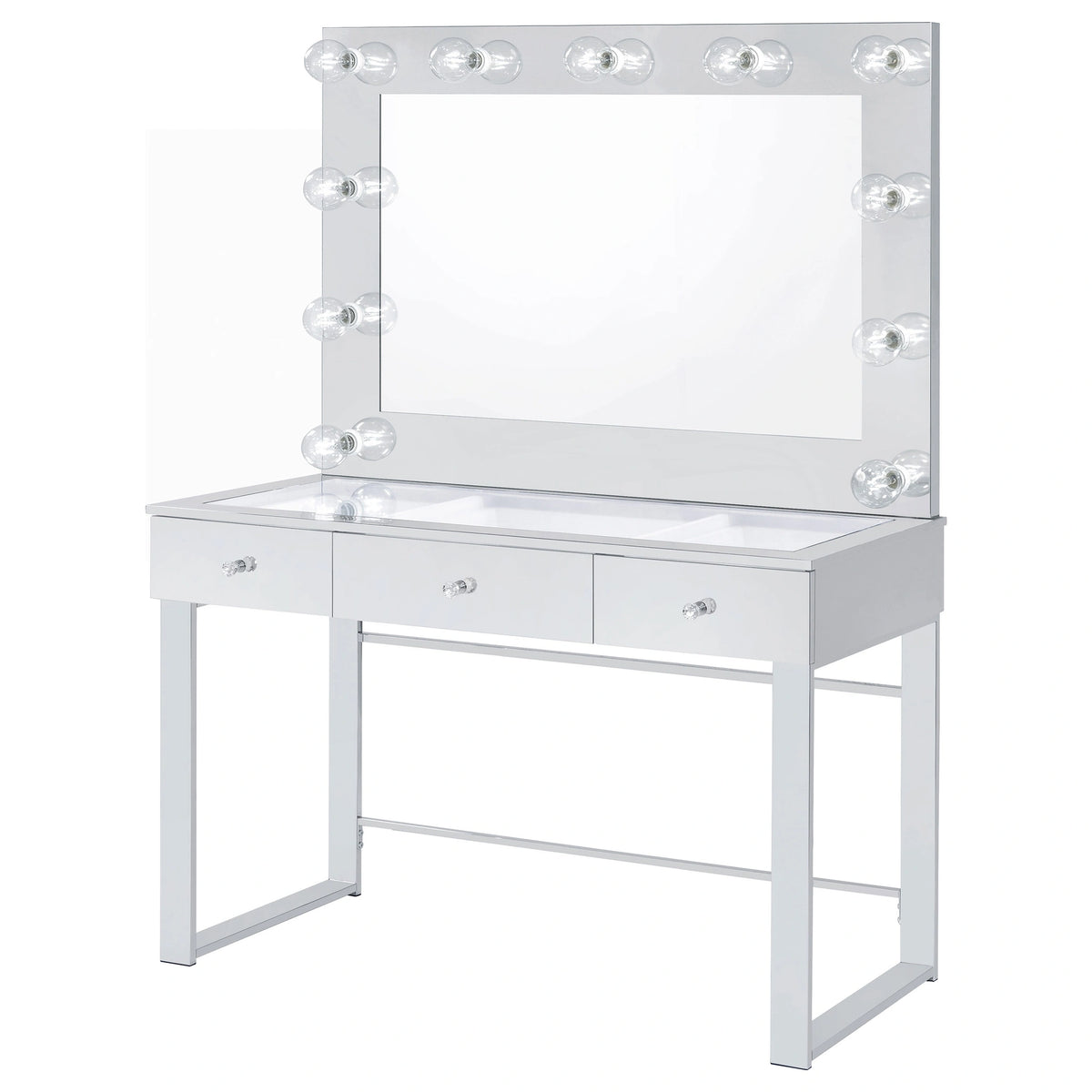 Umbridge Makeup Vanity Table with LED Mirror Set
