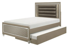 Cargar imagen en el visor de la galería, Youth Loudon Trundle/Toybox in Champagne Metallic B1515-R