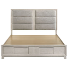Cargar imagen en el visor de la galería, Farre Upholstered Storage Platform Bed