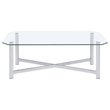 Cargar imagen en el visor de la galería, Cronin Glass Top Coffee Table
