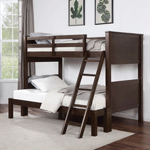 Load image into Gallery viewer, STAMOS Full/Full, Twin/Full, &amp; Twin/twin Bunk Bed, Walnut