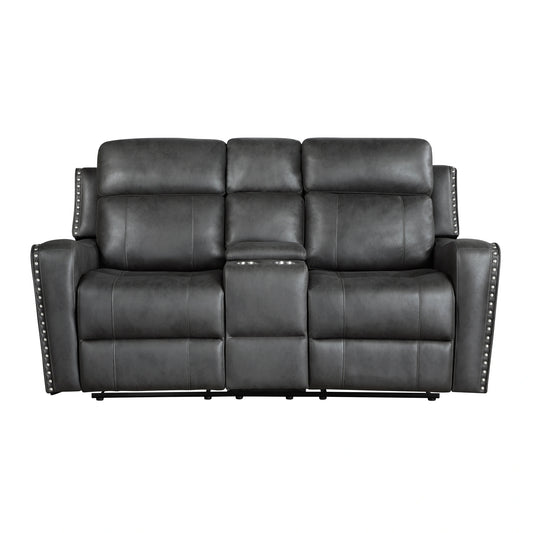 Kellen-Power Double Reclining Love Seat with Center Console image