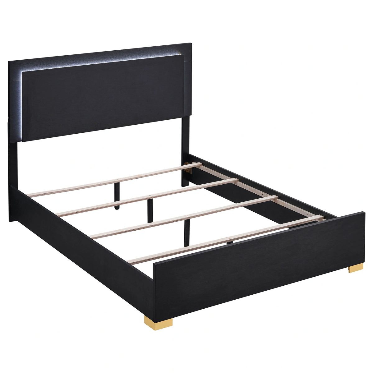 Marceline Panel Bed with LED Lighting