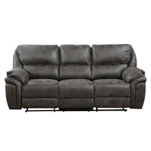 Load image into Gallery viewer, 8517GRY-3 - Double Reclining Sofa