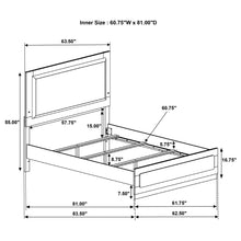 Cargar imagen en el visor de la galería, Caraway Panel Bed with LED Lighting