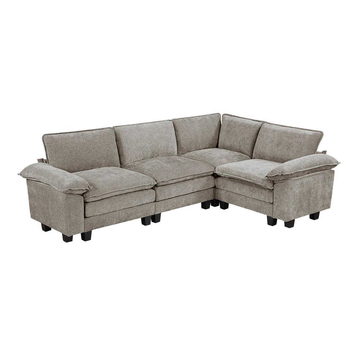Dublin-(5)4-Piece Modular Sectional image