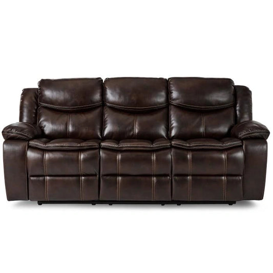 Bastrop Double Reclining Sofa in Brown 8230BRW-3