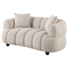 Cargar imagen en el visor de la galería, Whitney Woven Fabric Upholstered Loveseat