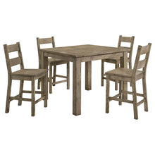 Cargar imagen en el visor de la galería, Cardova Counter Height Dining Set (Table and 4 Chair)