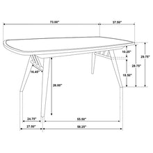 Cargar imagen en el visor de la galería, Croyden Dining Set (Table and 6 Chair)