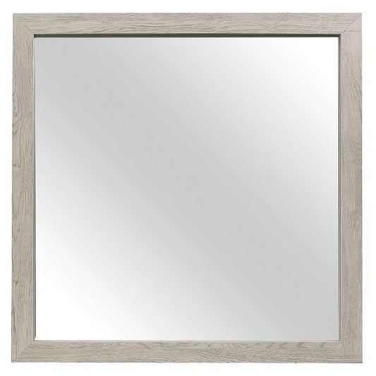 Quinby Mirror in Light Brown 1525-6