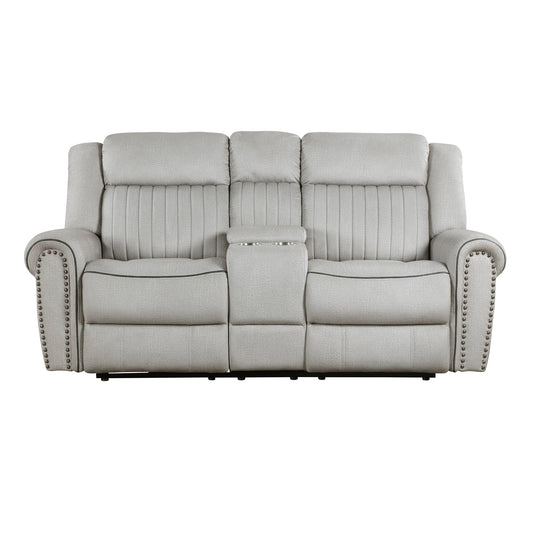 Brennen-Power Double Reclining Love Seat with Center Console image