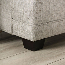 Cargar imagen en el visor de la galería, STEPHNEY Loveseat, Gray/Gold