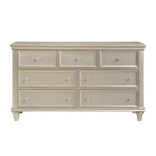 Load image into Gallery viewer, Celandine 7 Drawer Dresser in Silver 1928-5