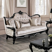 Cargar imagen en el visor de la galería, Acapulco White &amp; Espresso Sofa