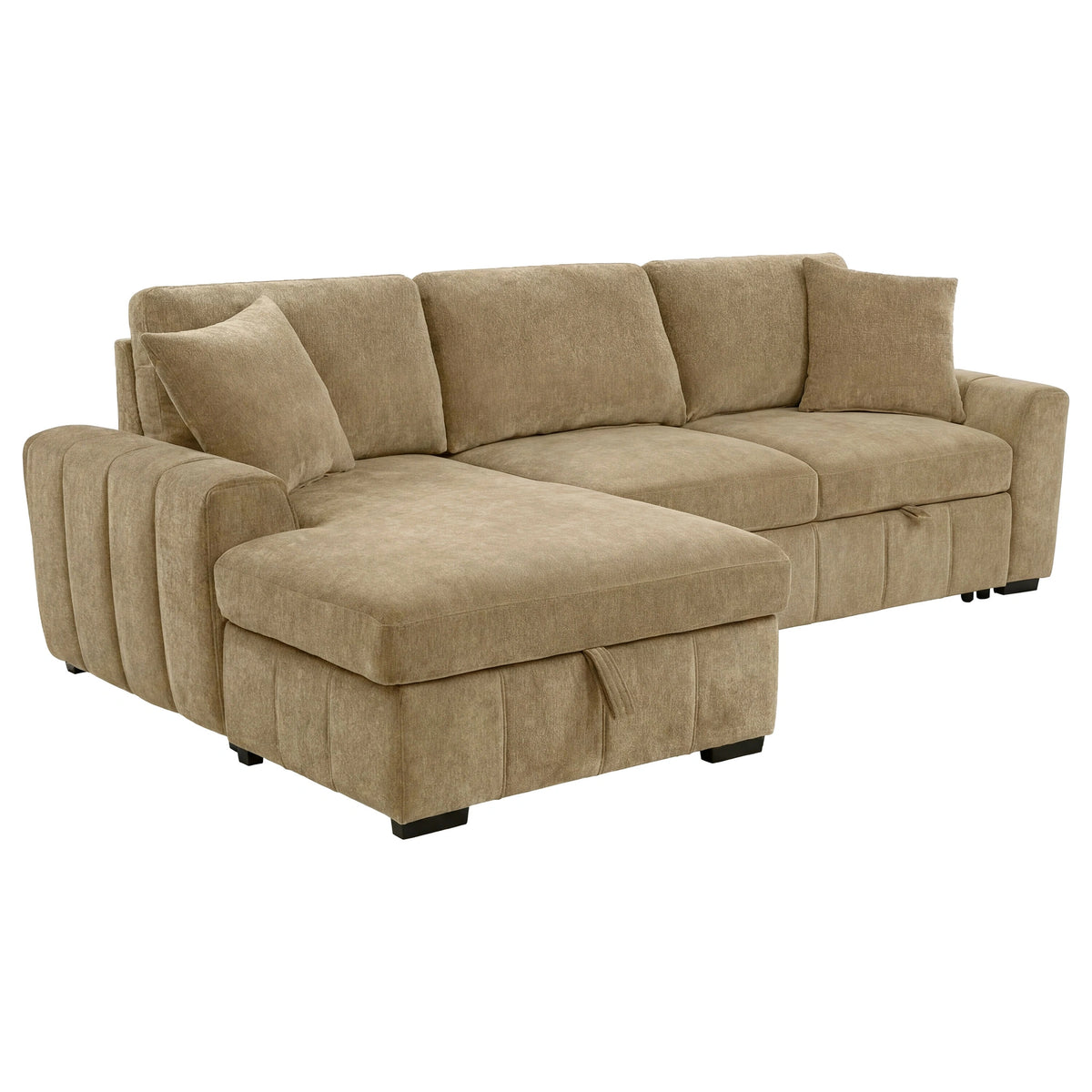 Pastrana Upholstered Sleeper Sectional Sofa