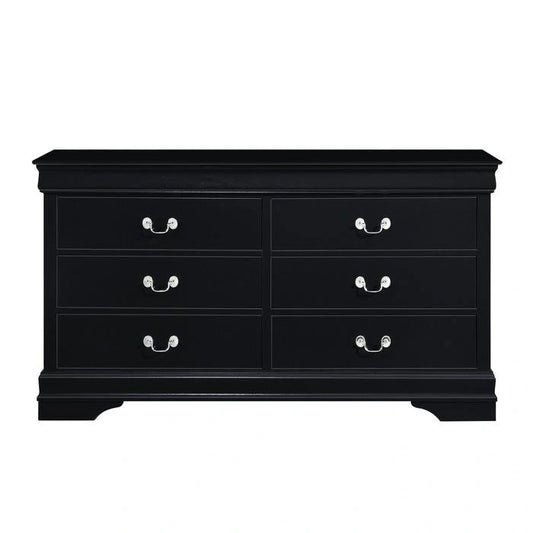 Mayville 6 Drawer Dresser in Black 2147BK-5