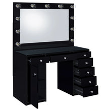 Cargar imagen en el visor de la galería, Acena Makeup Vanity Table with LED Mirror Set