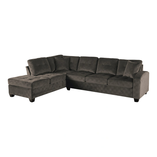 Emilio-(2)2-Piece Reversible Sectional with Chaise image