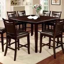 Cargar imagen en el visor de la galería, WOODSIDE II Dark Cherry/Espresso Counter Ht. Table w/ 18" Leaf