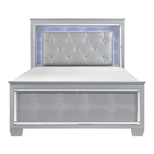 Allura (3)California King Bed, LED Lighting
