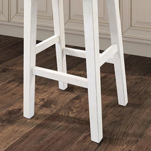 Load image into Gallery viewer, Biasca 29" Stool (2/CTN) White, Brown, &amp; Black