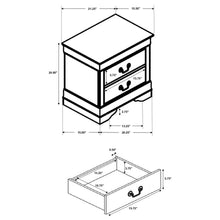 Cargar imagen en el visor de la galería, Louis Philippe Bedroom Set