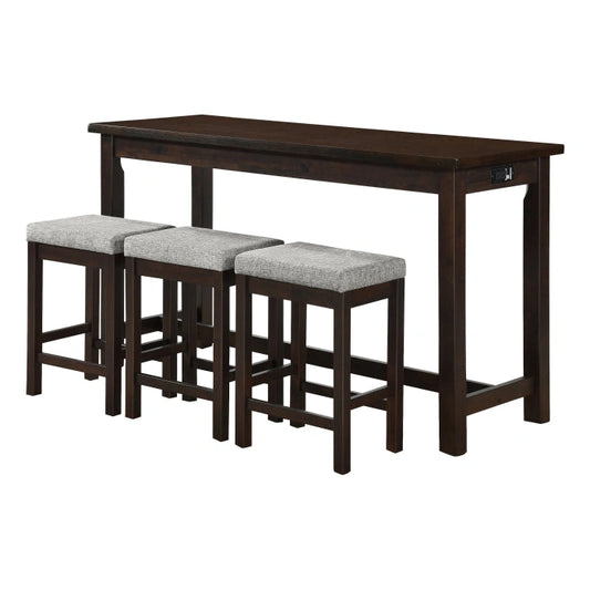 5713ES - 4-Piece Pack Counter Height Set