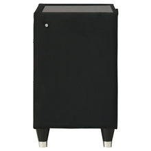 Load image into Gallery viewer, Ravenne Velvet Upholstered LED Nightstand