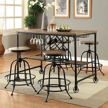 Cargar imagen en el visor de la galería, SILVIA I Medium Oak Counter Ht. Stool (2/CTN)