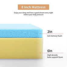 Cargar imagen en el visor de la galería, Artemisia 8" Cal. King, E.King, Full, &amp; Queen Memory Foam Mattress