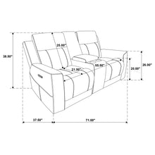 Cargar imagen en el visor de la galería, Kennett Power Reclining Loveseat